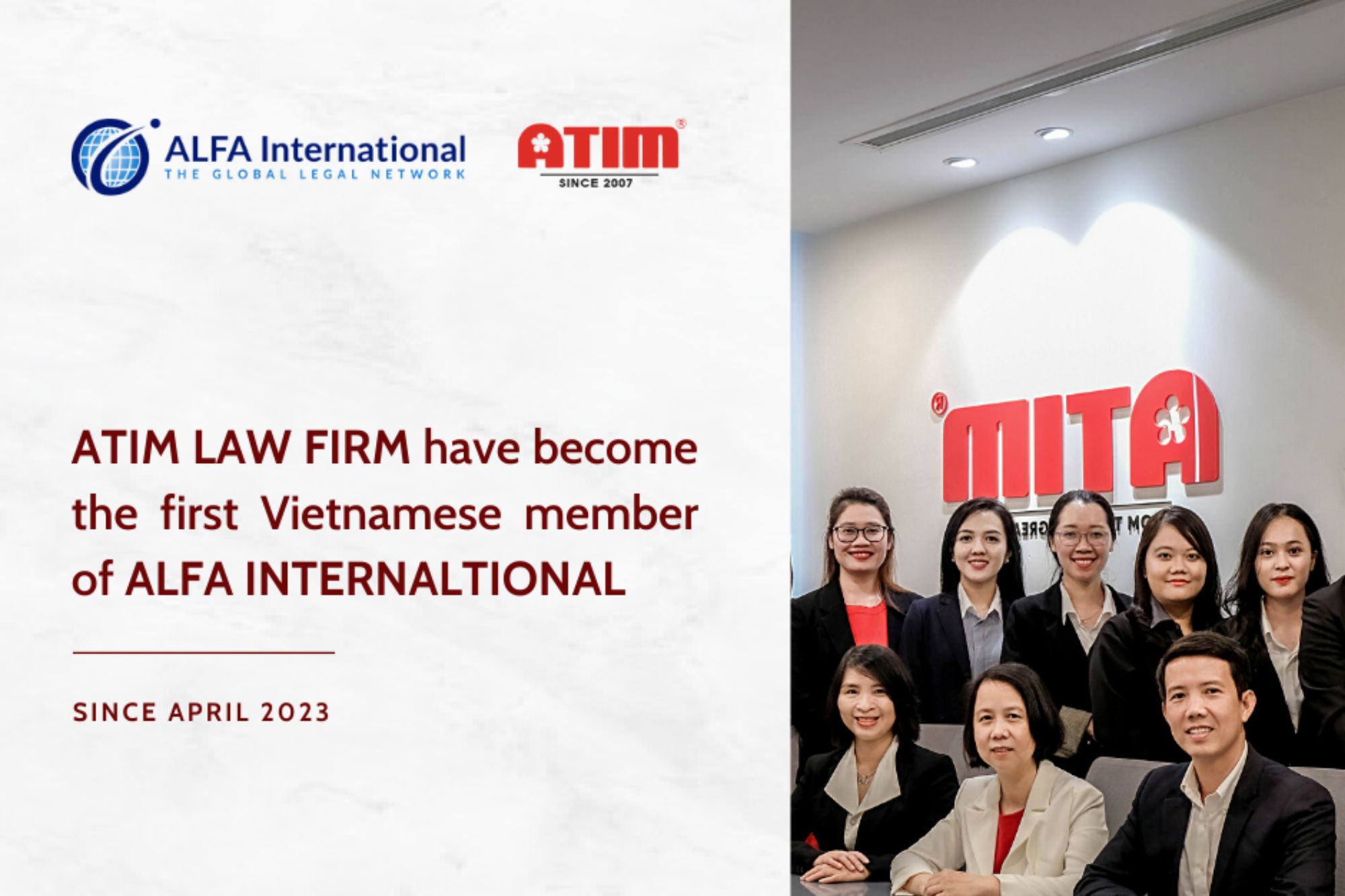 ATIM have become the first Vietnamese law firm of ALFAI’s Global Legal Networks 